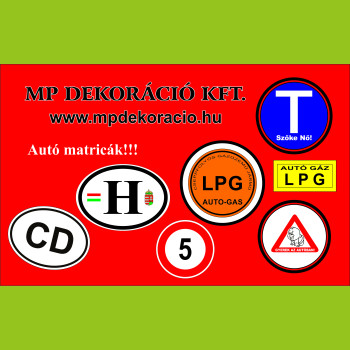 Felségjelzés, CD matricák