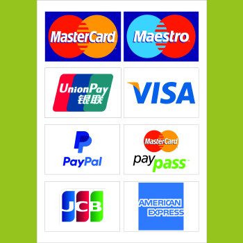 Bankkártya elfogadóhely matricák