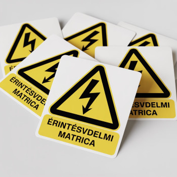 Érintésvédelmi matrica
