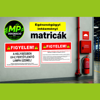 Egészségügyi intézmény-ANTSZ matricák
