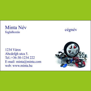 Névjegykártya 2 oldalas