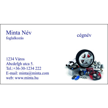 Névjegykártya 1 oldalas, 60 db/cs. - 38