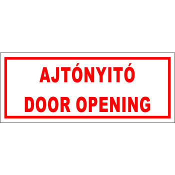 Ajtónyitó!