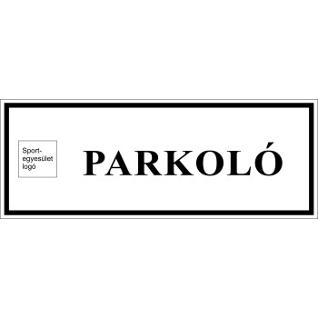 Parkoló matrica