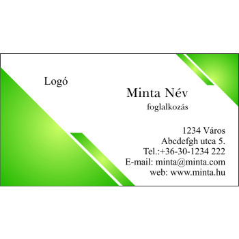 Névjegykártya 1 oldalas, 60 db/cs. - 49
