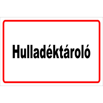 ANTSZ Matricák - Hulladéktároló