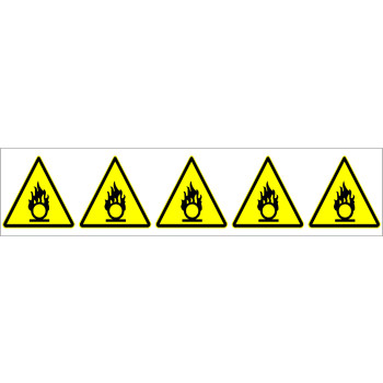 Piktogram 5 db/ív Oxidáló anyag