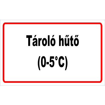 ANTSZ matrica -Tároló hűtő