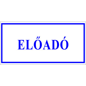 Előadó