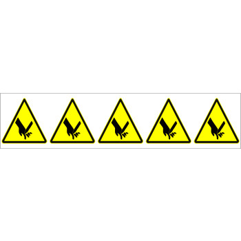 Piktogram 5 db/ív Éles szerszám