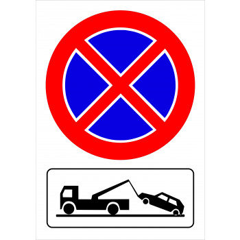 Megállni tilos! Autó elvontatása!