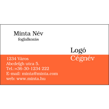 Névjegykártya 1 oldalas, 60 db/cs. - 31
