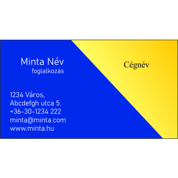 Névjegykártya 1 oldalas, 60 db/cs. - 44