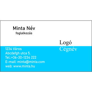 Névjegykártya 1 oldalas, 60 db/cs. - 30
