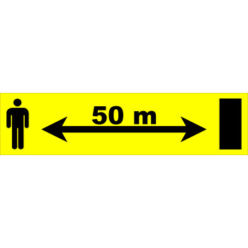 Biztonságos távolság 50 m