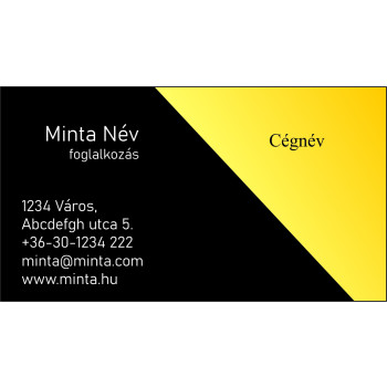 Névjegykártya 1 oldalas, 60 db/cs. - 45