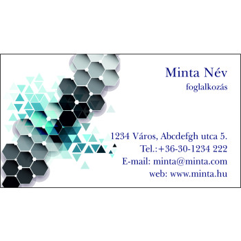 Névjegykártya 1 oldalas, 60 db/cs. - 90