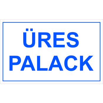 Üres palack