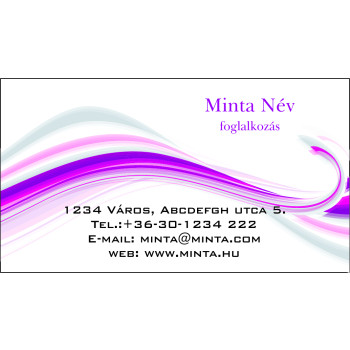 Névjegykártya 1 oldalas, 60 db/cs. - 96