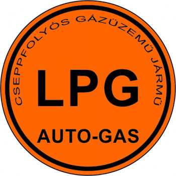 LPG autó gáz matrica kőr