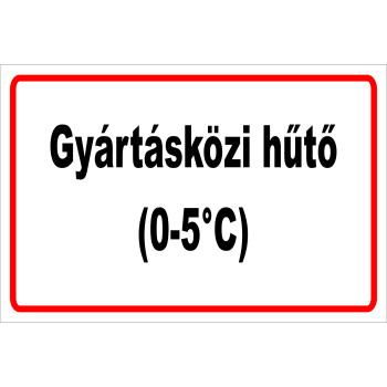 ANTSZ matrica -Gyártásközi hűtő