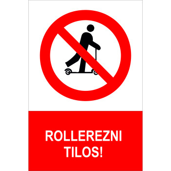 Rollerezni tilos!