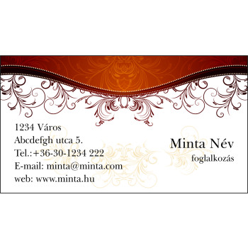 Névjegykártya 1 oldalas, 60 db/cs. - 71