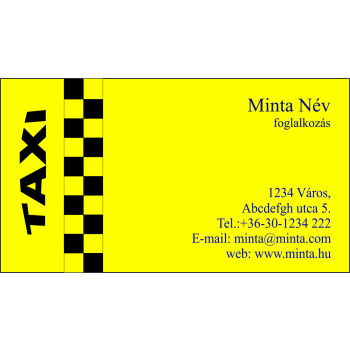 Névjegykártya 1 oldalas, 60 db/cs. - 104