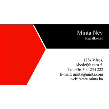 Névjegykártya 1 oldalas, 60 db/cs. - 109