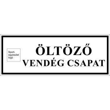 Öltöző vendég csapat