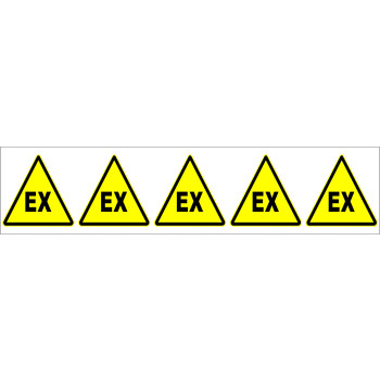 Piktogram 5 db/ív Robbanásveszély