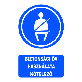 Biztonsági öv használata kötelező