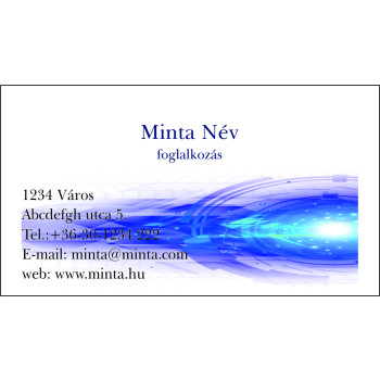 Névjegykártya 1 oldalas, 60 db/cs. - 70