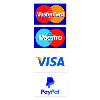 Bankkártya elfogadóhely matrica taxi