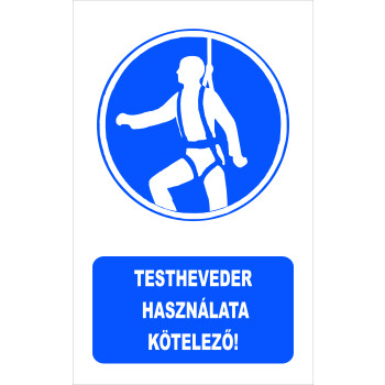 Testheveder használata kötelező