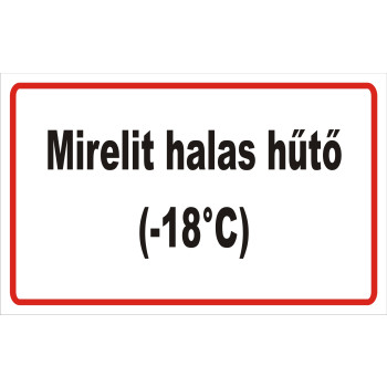 ANTSZ matrica -Mirelit halas hűtő