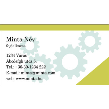 Névjegykártya 1 oldalas, 60 db/cs. - 54