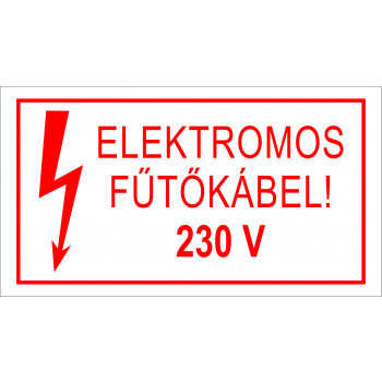 Elektromos fűtőkábel! 230 V