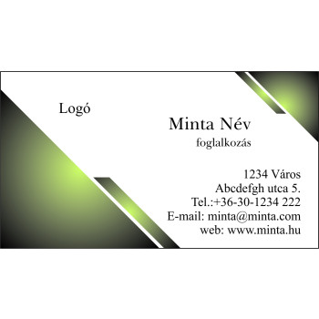 Névjegykártya 1 oldalas, 60 db/cs. - 51