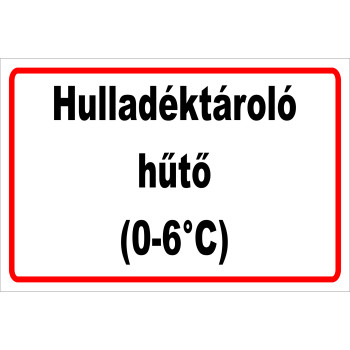 ANTSZ matrica -Hulladéktároló hűtő