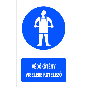 Védőkötény viselése kötelező