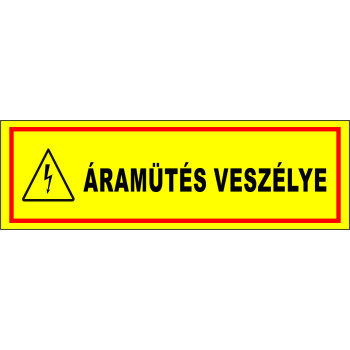 Áramütés veszélye