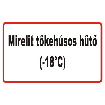 ANTSZ matrica -Mirelit tőkehúsos hűtő