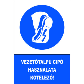 Vezetőtalpú cipő használata kötelező!
