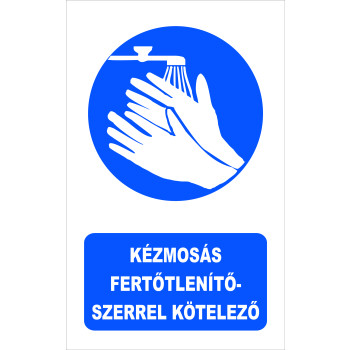 Kézmosás fertőtlenitőszerrel kötelező