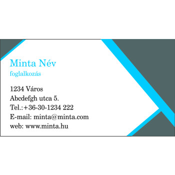 Névjegykártya 2 oldalas, 60 db/cs. - 09