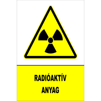 Radióaktív anyag!
