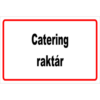 ANTSZ matricák - Catering raktár