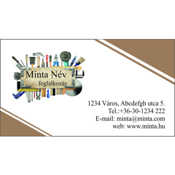 Névjegykártya 1 oldalas, 60 db/cs. - 112