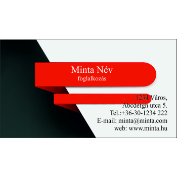 Névjegykártya 1 oldalas, 60 db/cs. - 108